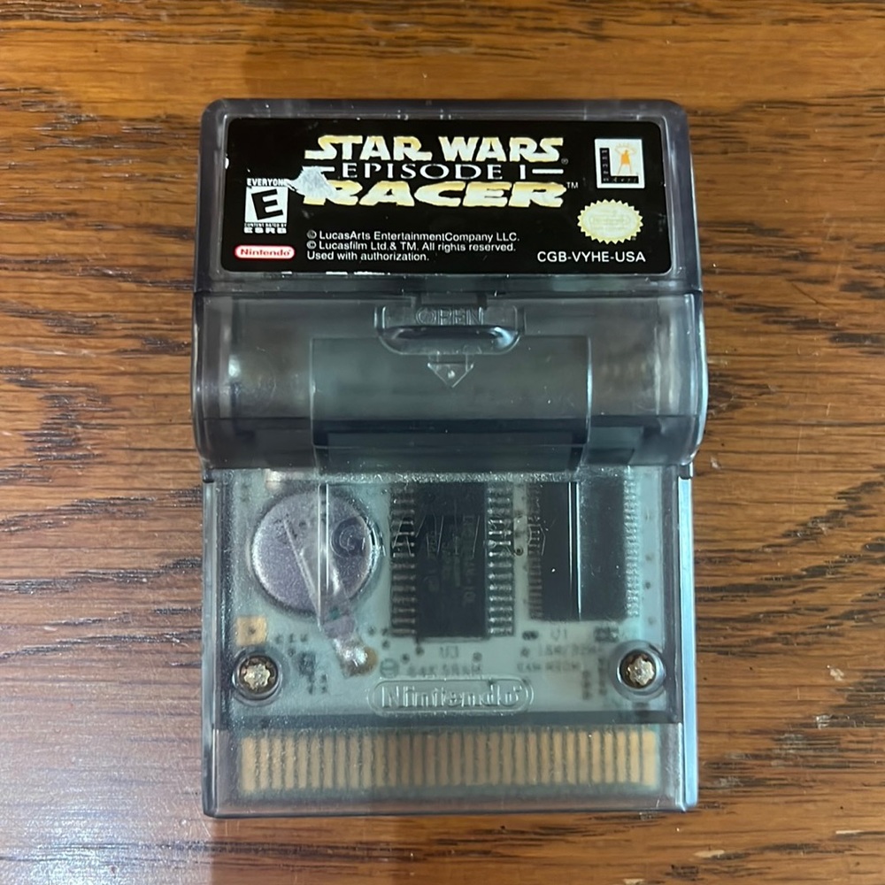 Gameboy Star Wars episode 1 racer rumble